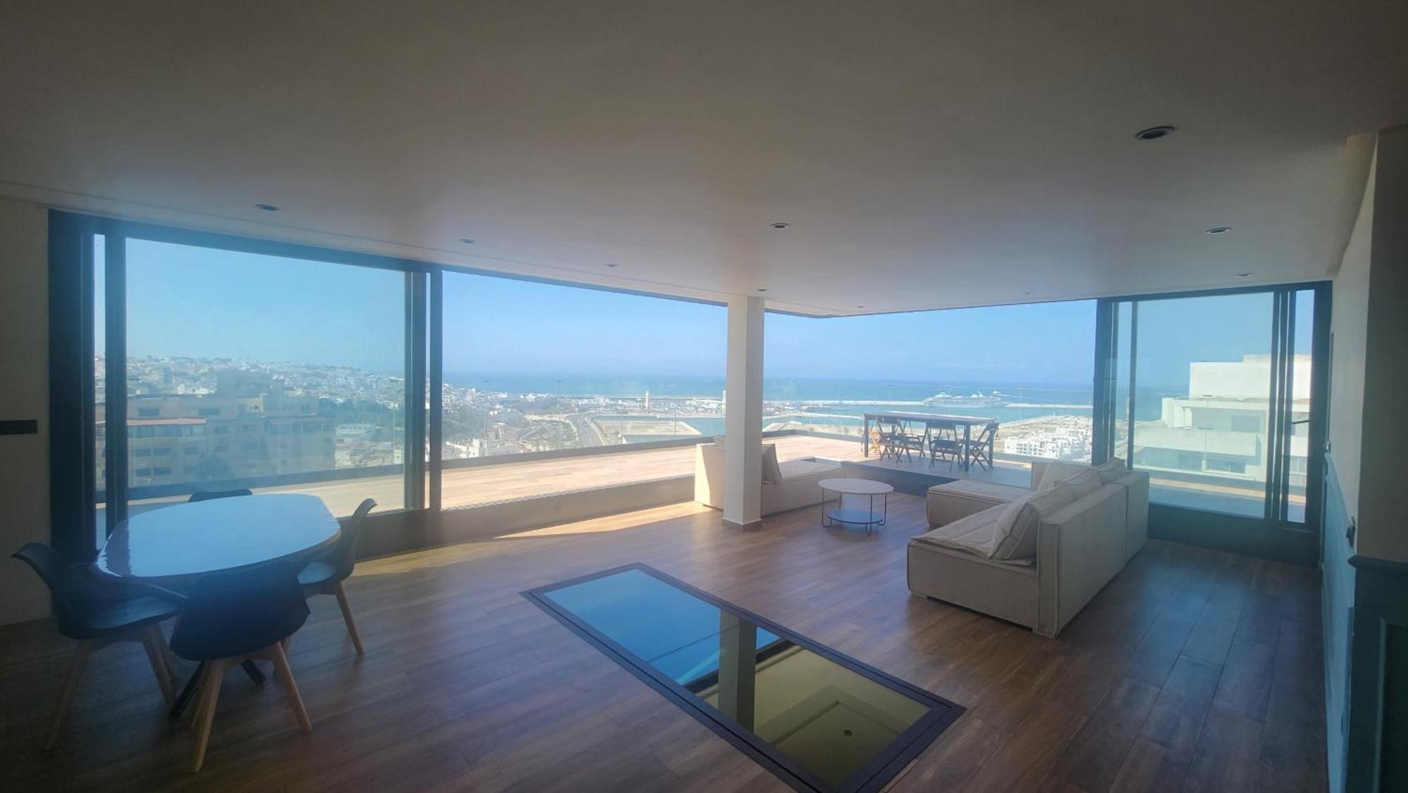 Magnifique Penthouse 160M2 Terrasse 90M2 Vue Mer Tangier Exterior photo